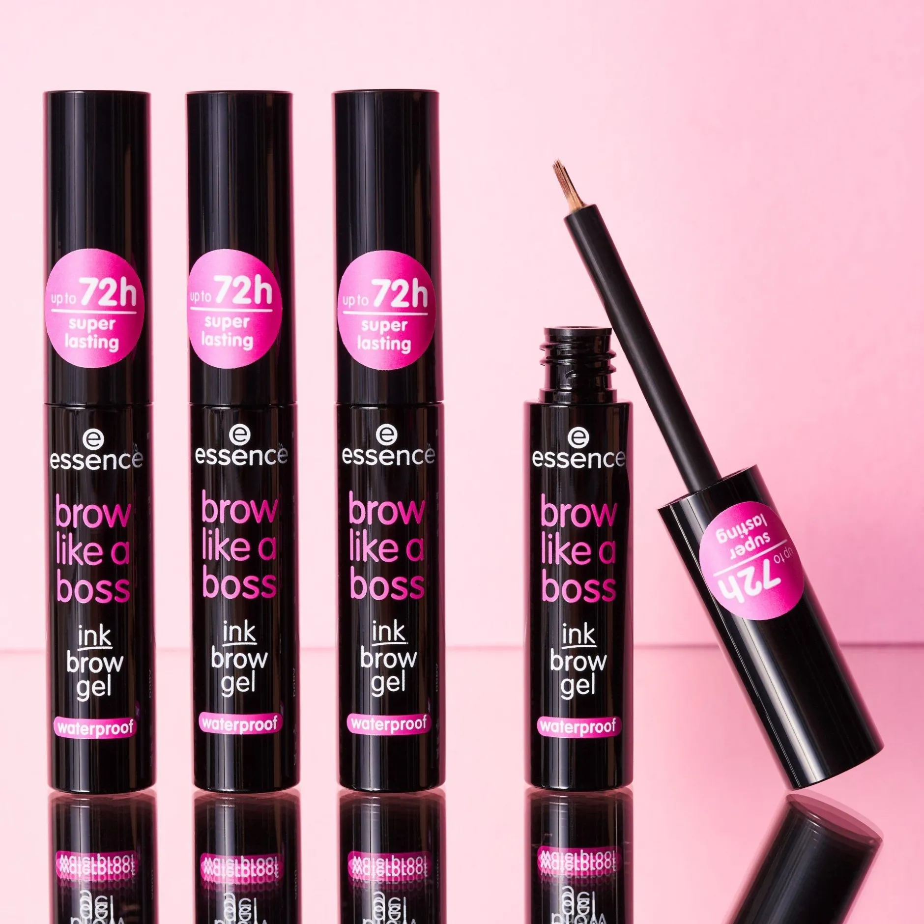 Wenkbrauwen^essence brow like a boss ink brow gel 02 - Brown