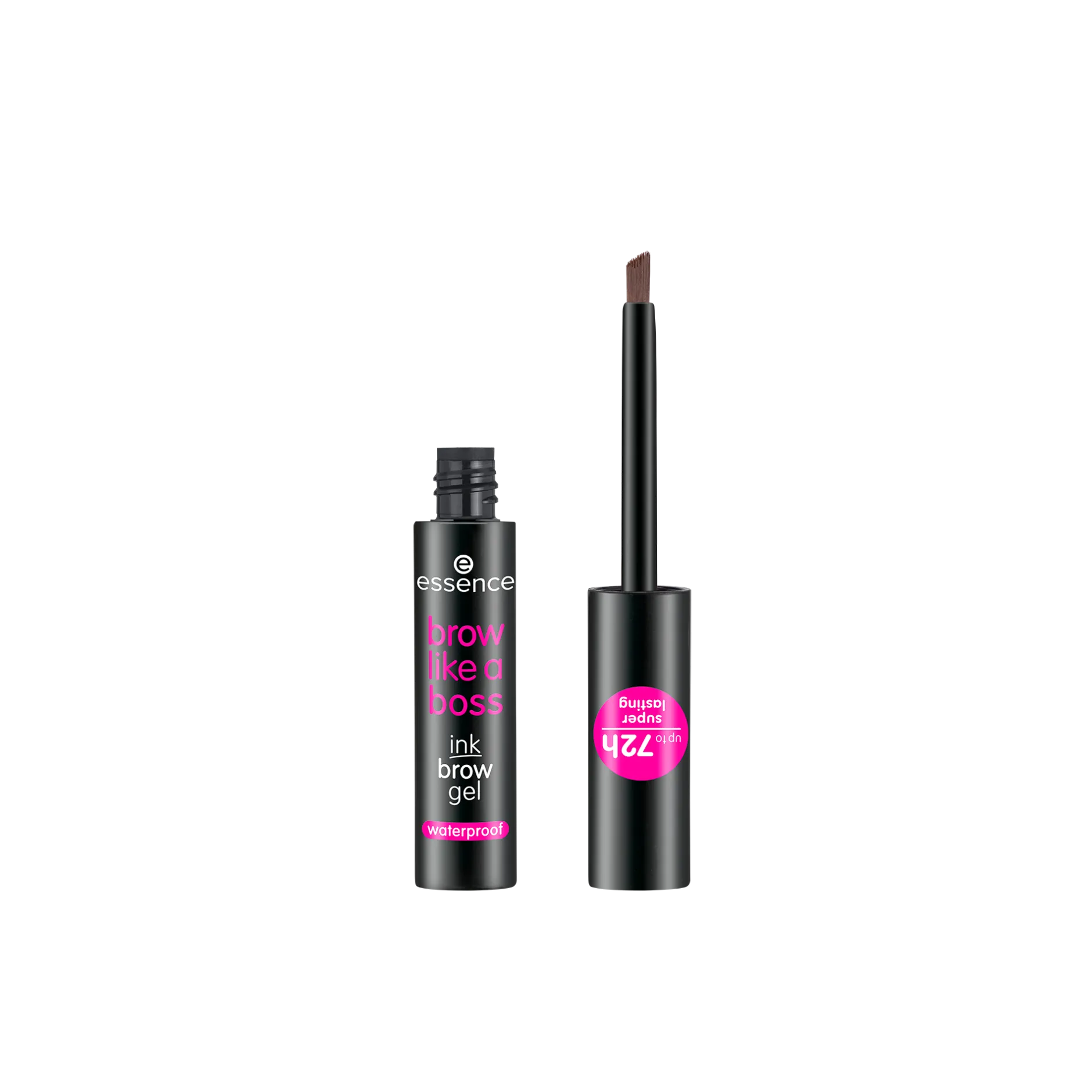 Wenkbrauwen^essence brow like a boss ink brow gel 03 - Dark Brown