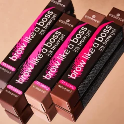 Wenkbrauwen^essence brow like a boss ink brow gel 03 - Dark Brown