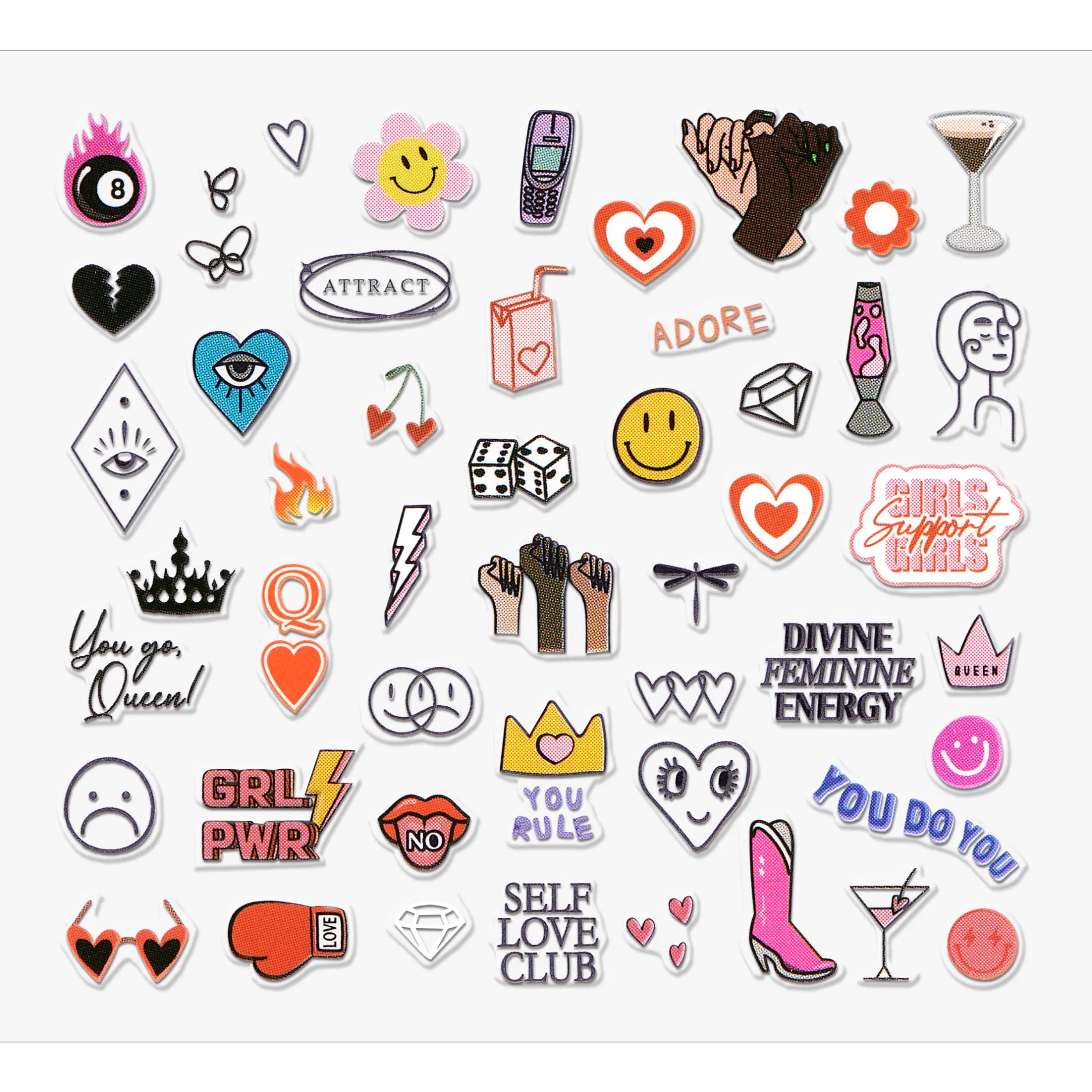 Nail Art^essence call me QUEEN! nagelsticker -