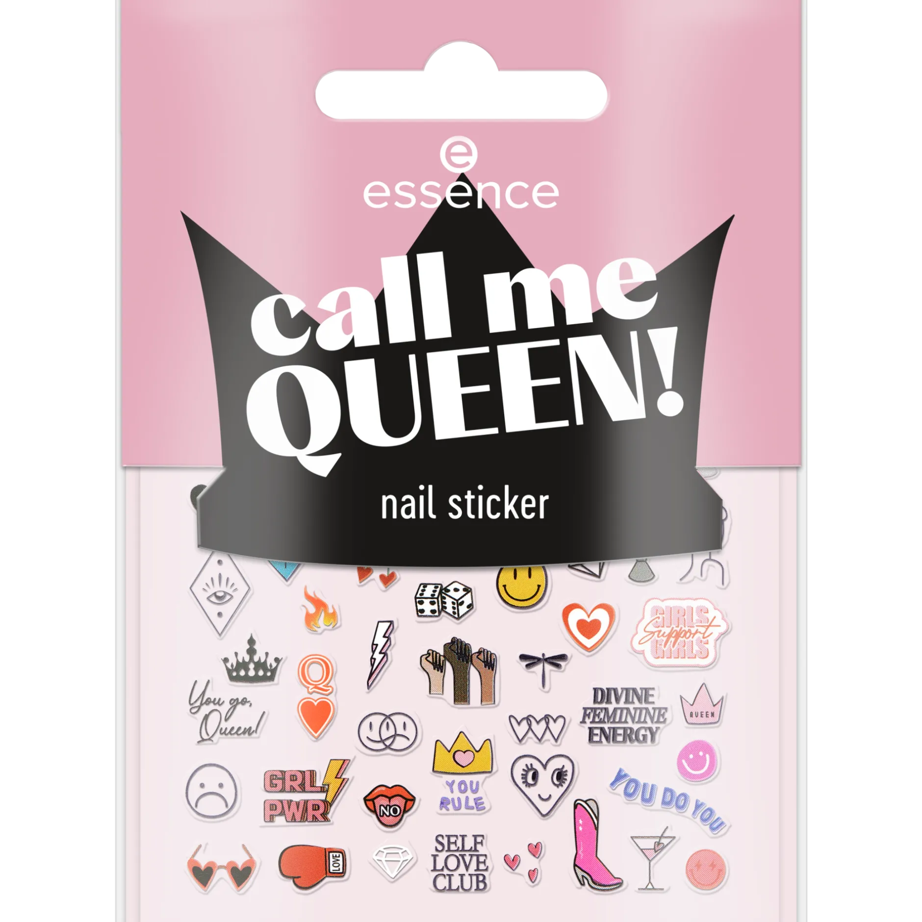 Nail Art^essence call me QUEEN! nagelsticker -
