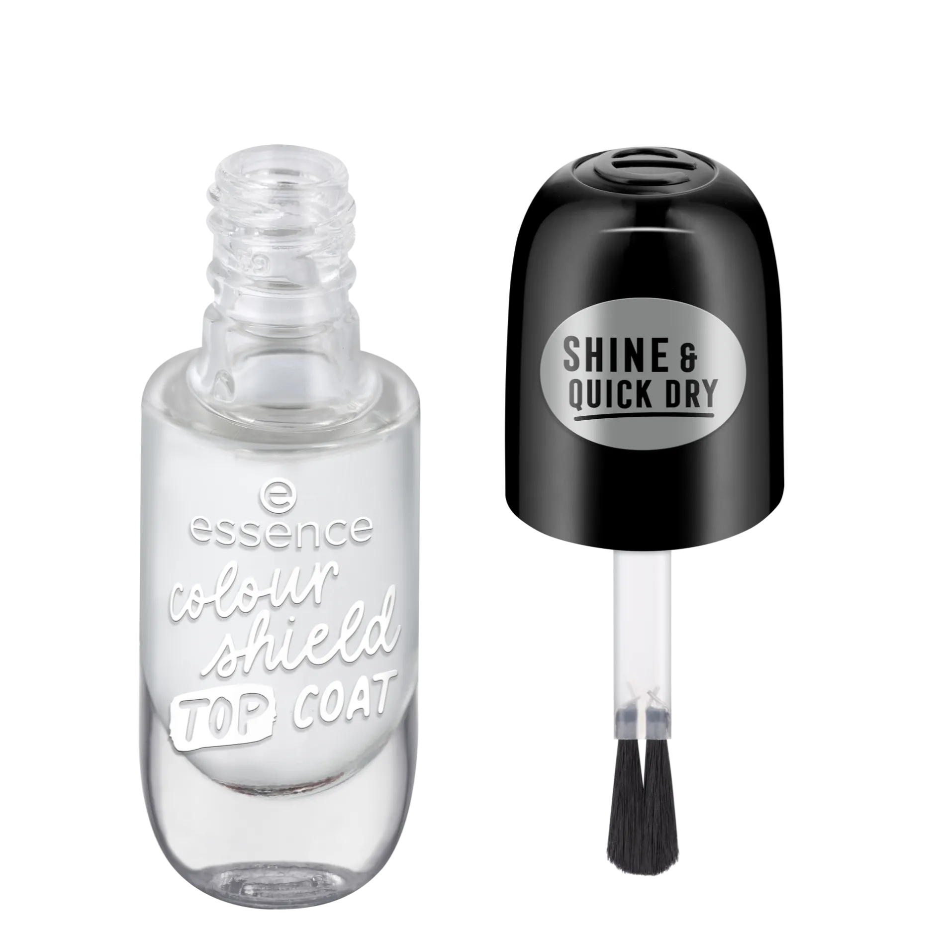 Top- En Basecoat^essence colour shield TOP COAT