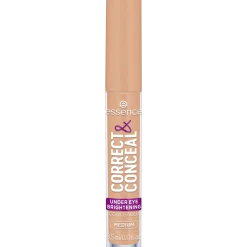 Concealer^essence CORRECT & CONCEAL verhelderende concealer voor onder de ogen 20 - Medium