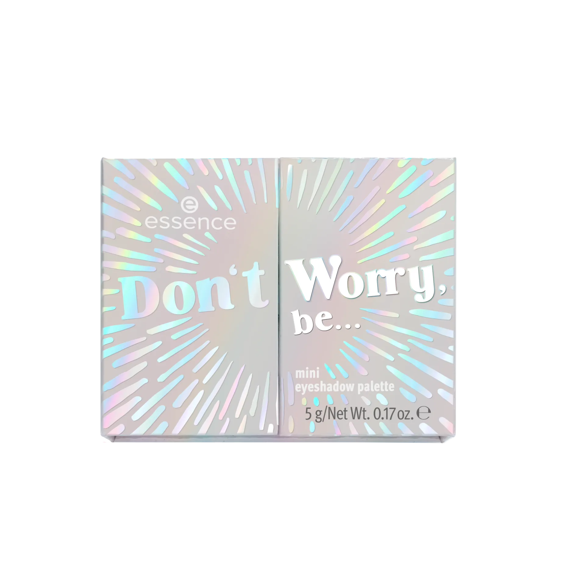 Oogschaduw^essence Don't Worry, be… mini oogschaduwpalet -
