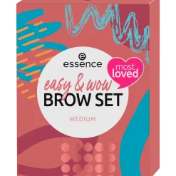 Wenkbrauwen^essence easy & WOW brow set medium -