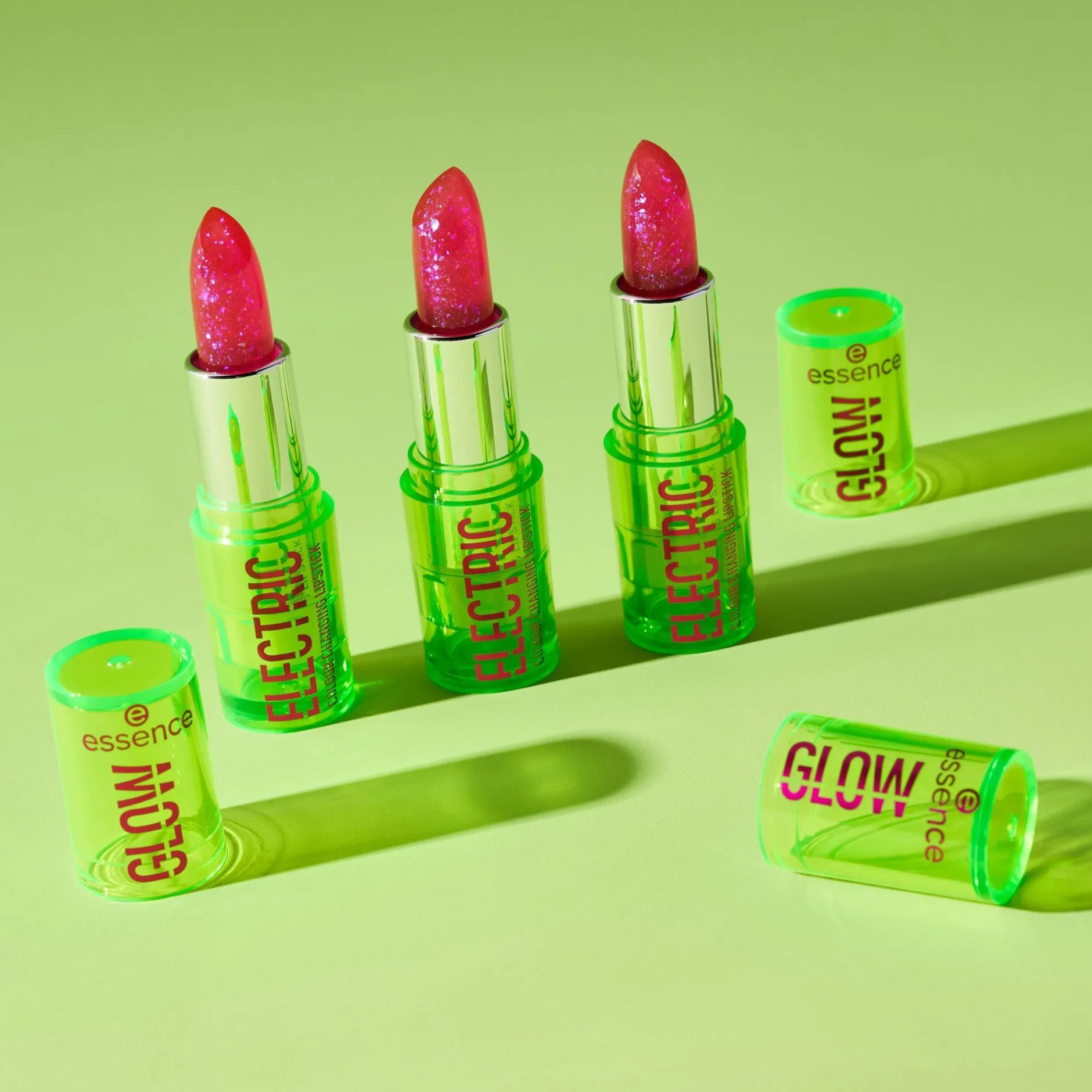 Lipverzorging|Lipstick^essence ELECTRIC GLOW kleurveranderende lipstick