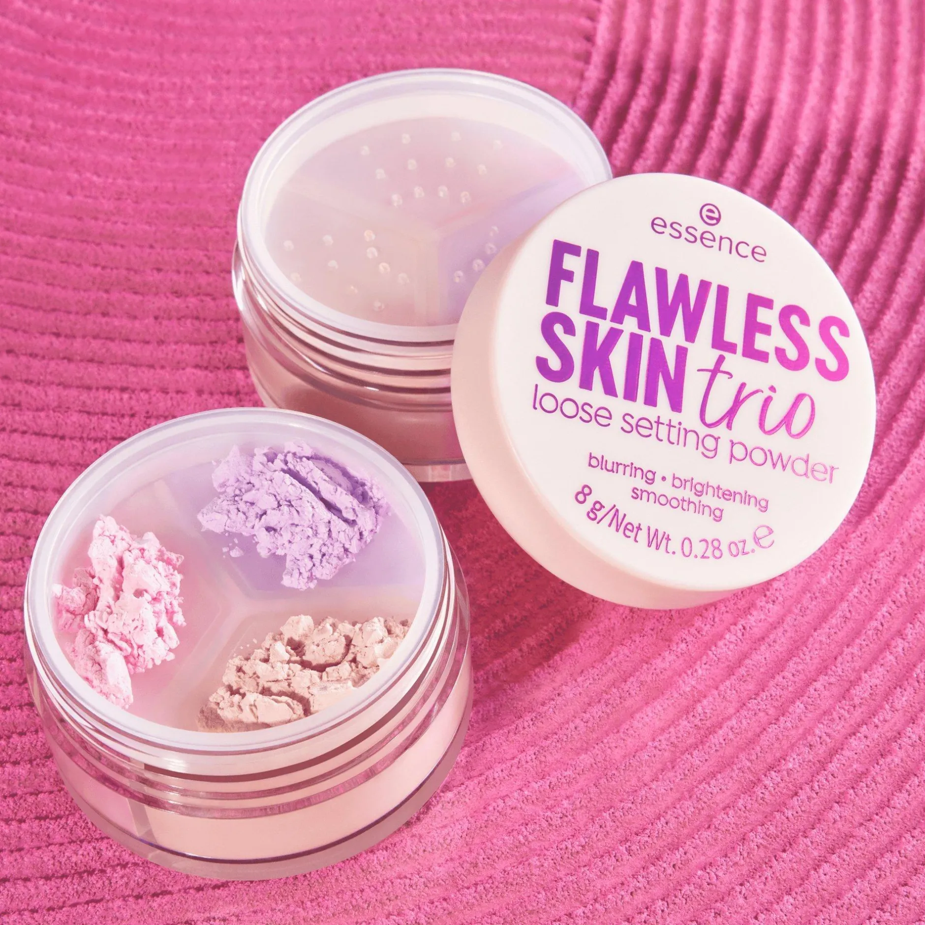 Poeder^essence FLAWLESS SKIN trio losse fixeerpoeder
