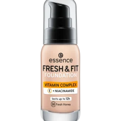 Foundation^essence FRESH & FIT FOUNDATION 30 - fresh honey