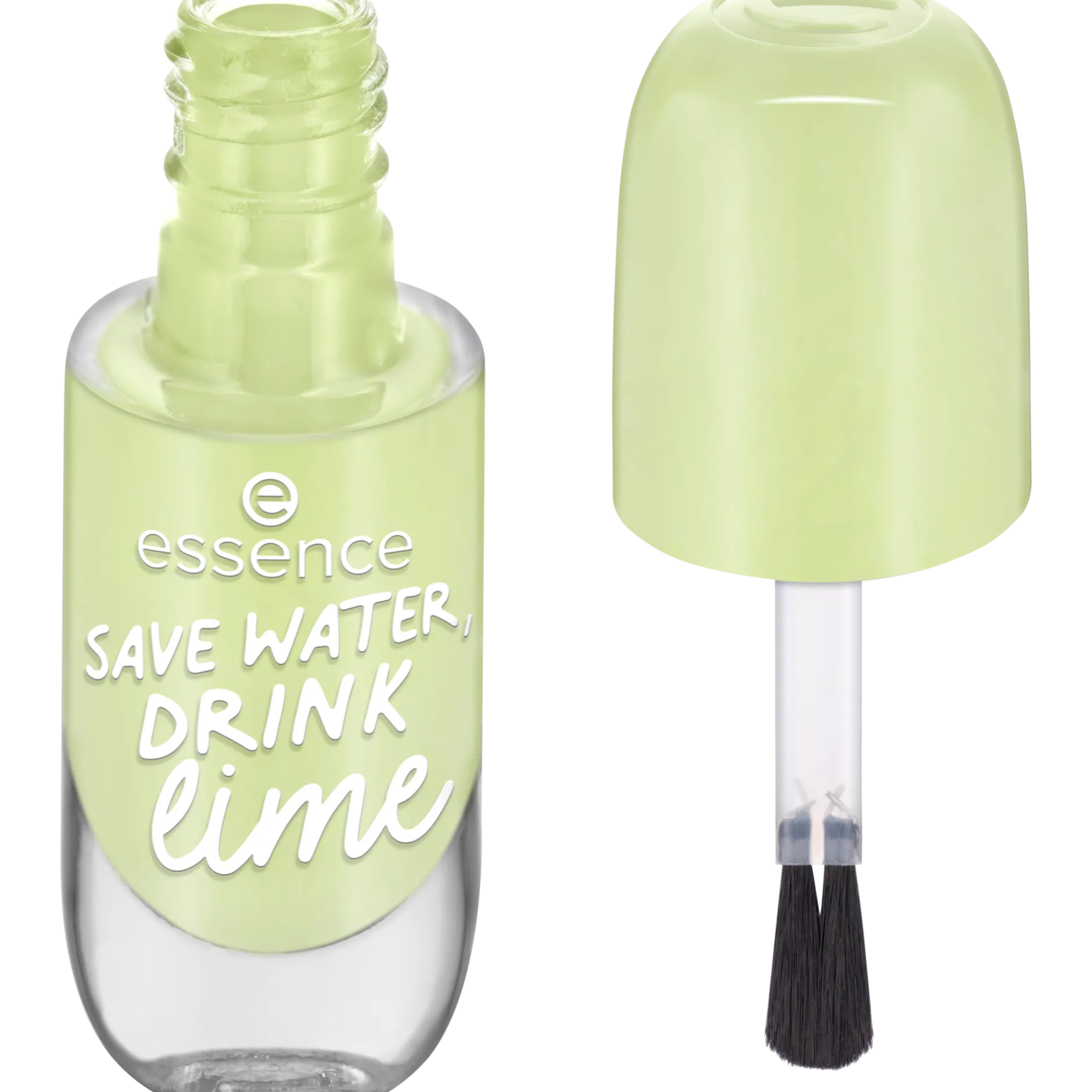 Nagellak^essence gel nail colour 49 - SAVE WATER, DRINK lime