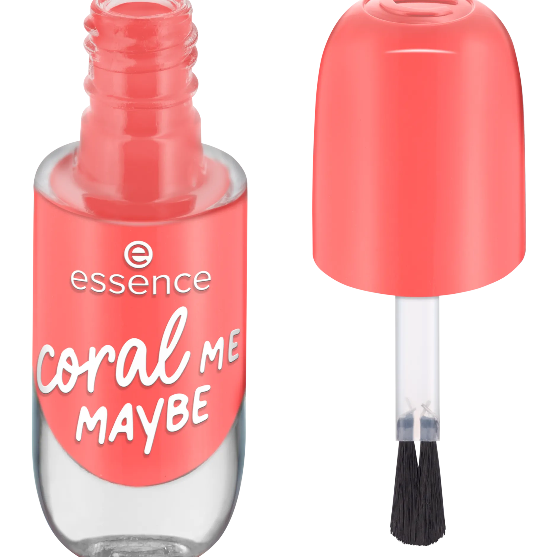 Nagellak^essence gel nail colour 52 - coral ME MAYBE