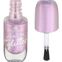 Nagellak^essence gel nail colour 58 - LESS BITTER MORE glitter