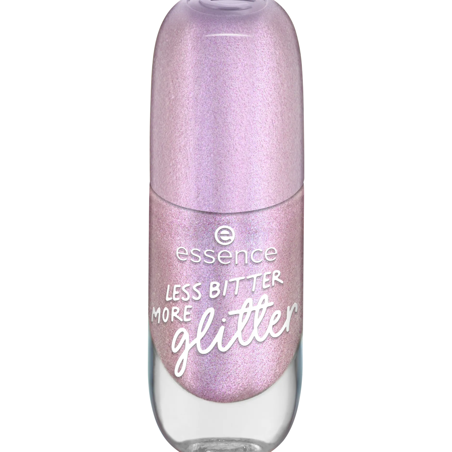 Nagellak^essence gel nail colour 58 - LESS BITTER MORE glitter