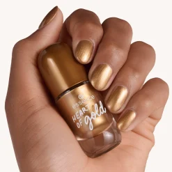 Nagellak^essence gel nail colour 62 - HEART OF gold