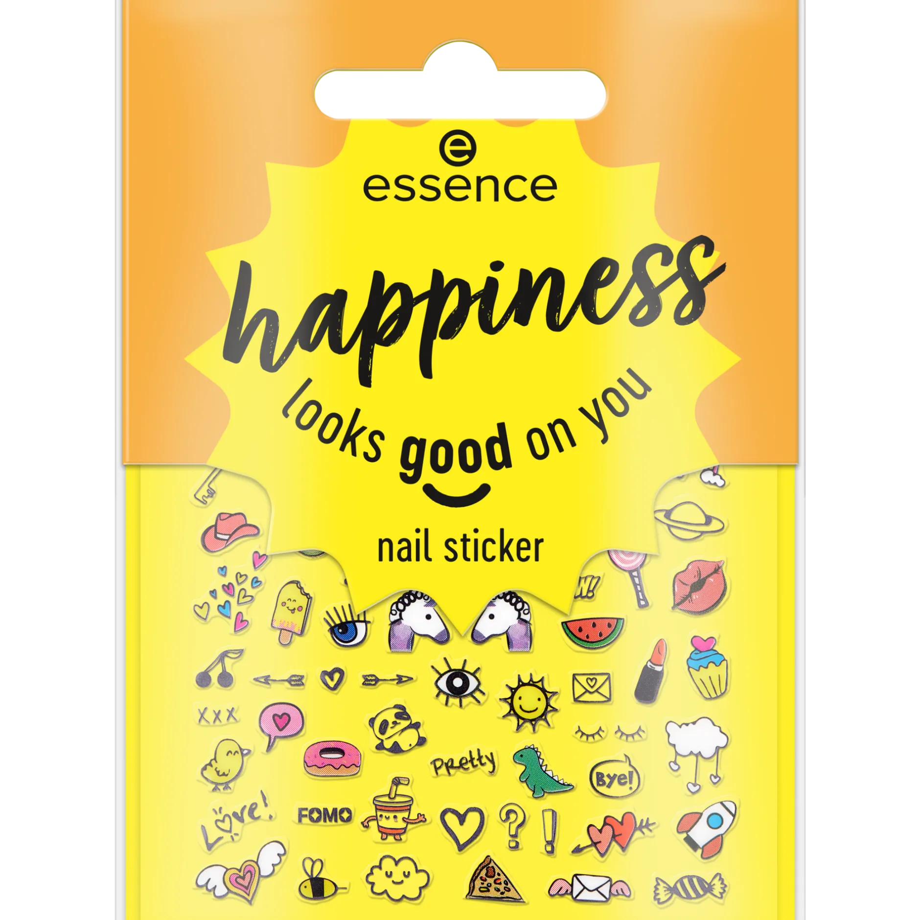 Nail Art^essence happiness looks good on you nagelsticker -