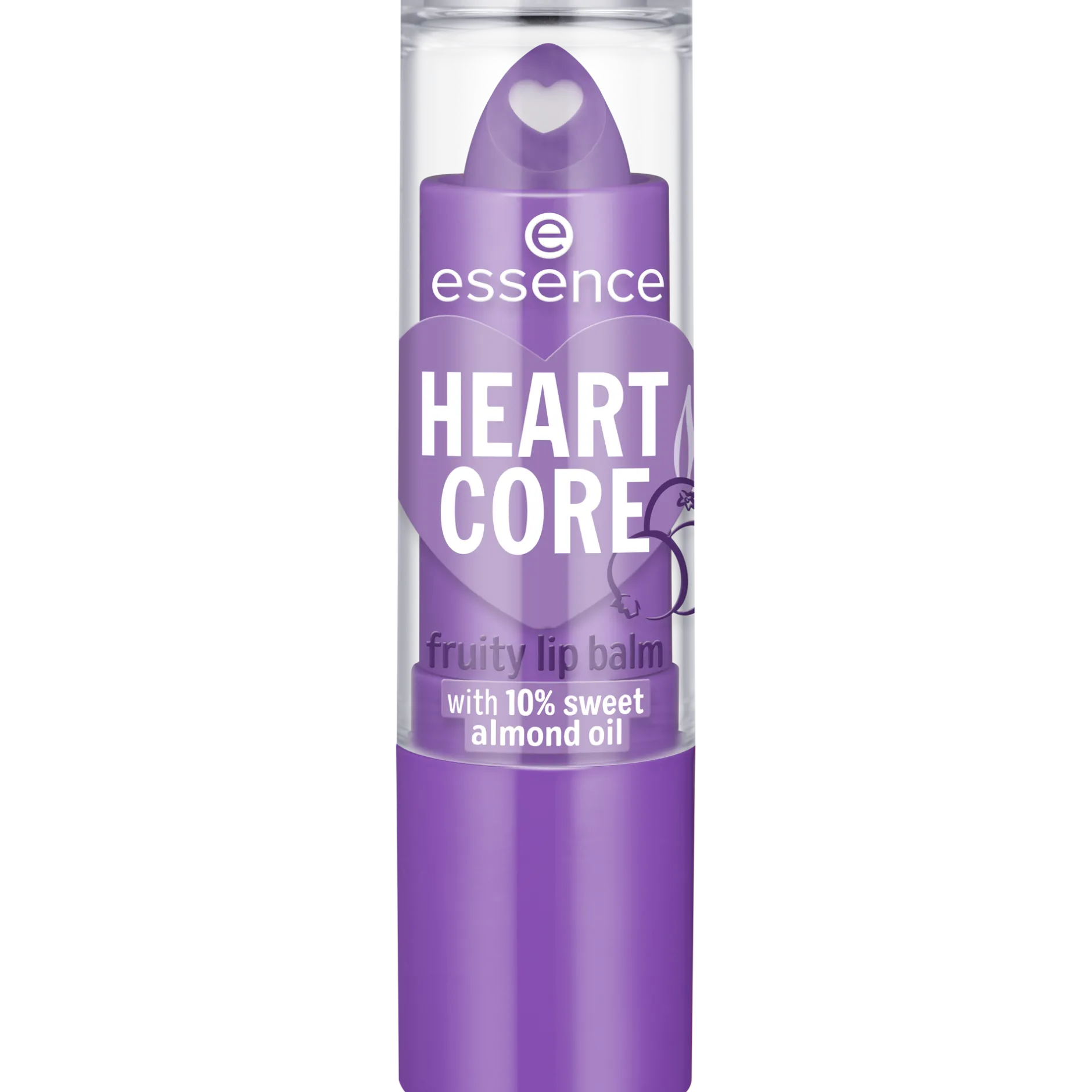 Lipverzorging^essence HEART CORE fruity lip balm 06 - Amazing Acai