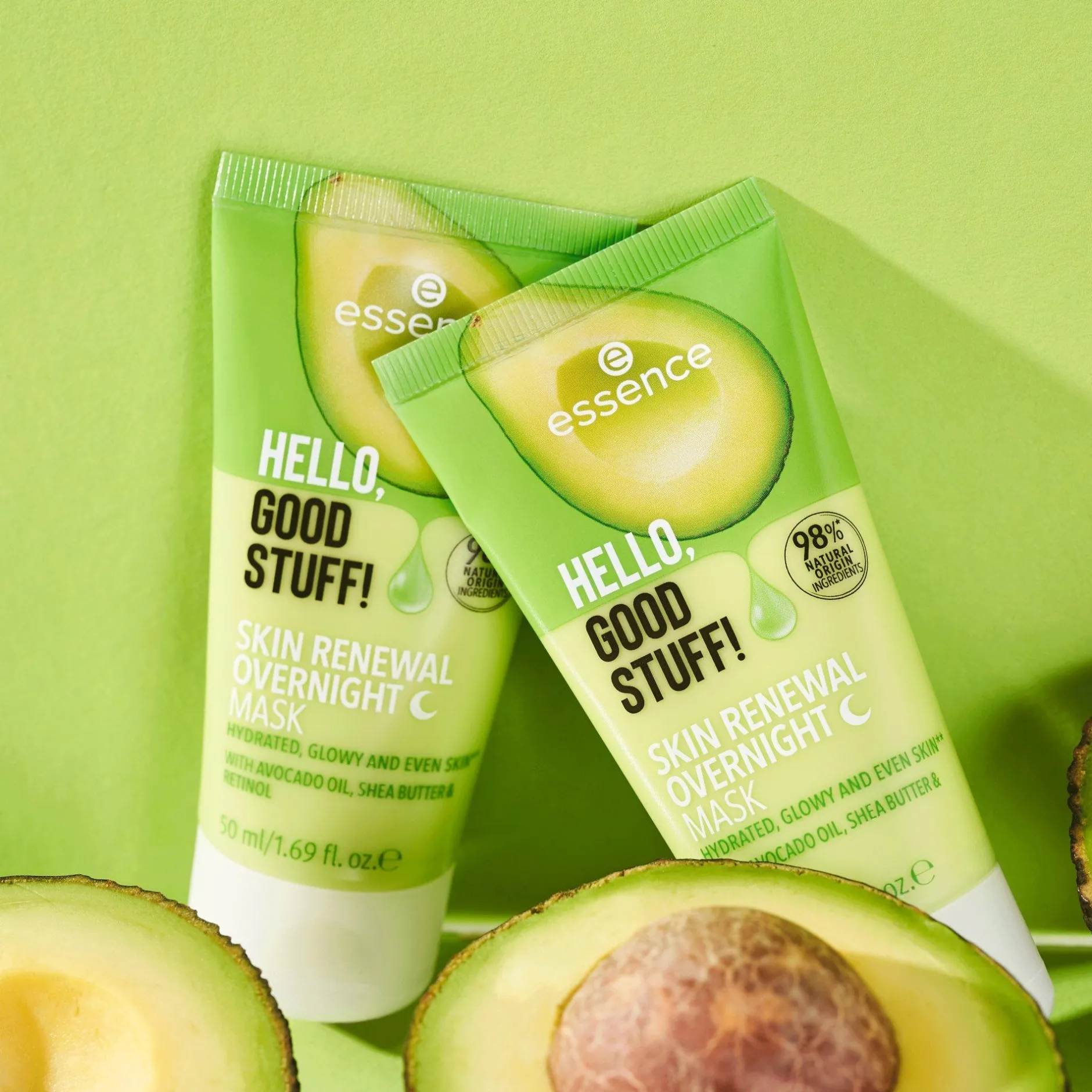 Gezichtsverzorging^essence HELLO, GOOD STUFF! SKIN RENEWAL OVERNIGHT MASK