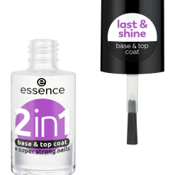 Top- En Basecoat^essence 2 in 1 base & topcoat