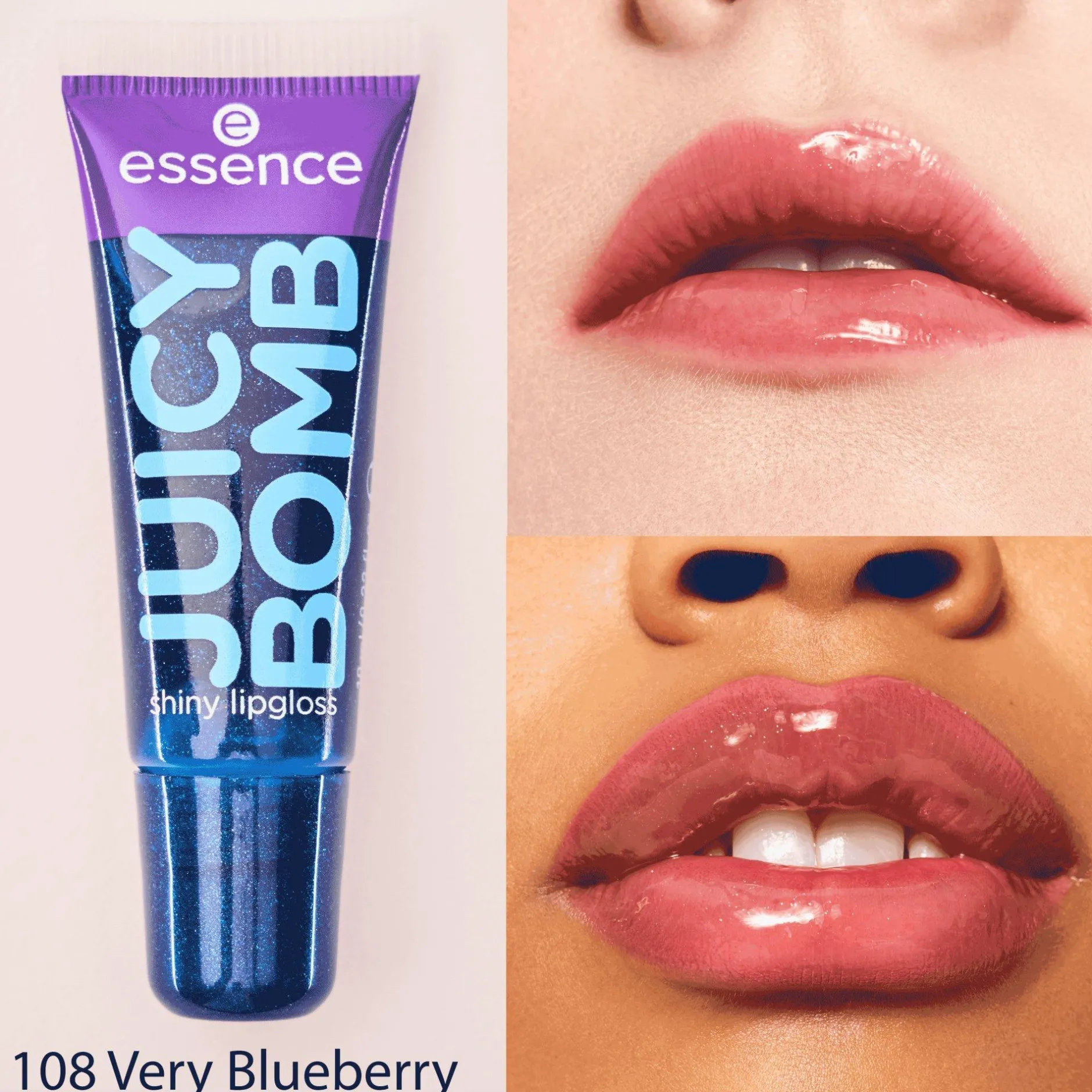 Lipgloss^essence JUICY BOMB glanzende lipgloss set