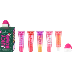 Lipgloss^essence JUICY BOMB Kersteditie glanzende lipgloss set