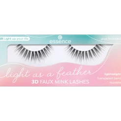 Kunstwimpers^essence Light as a feather 3D faux mink lashes 01 - Light up your life