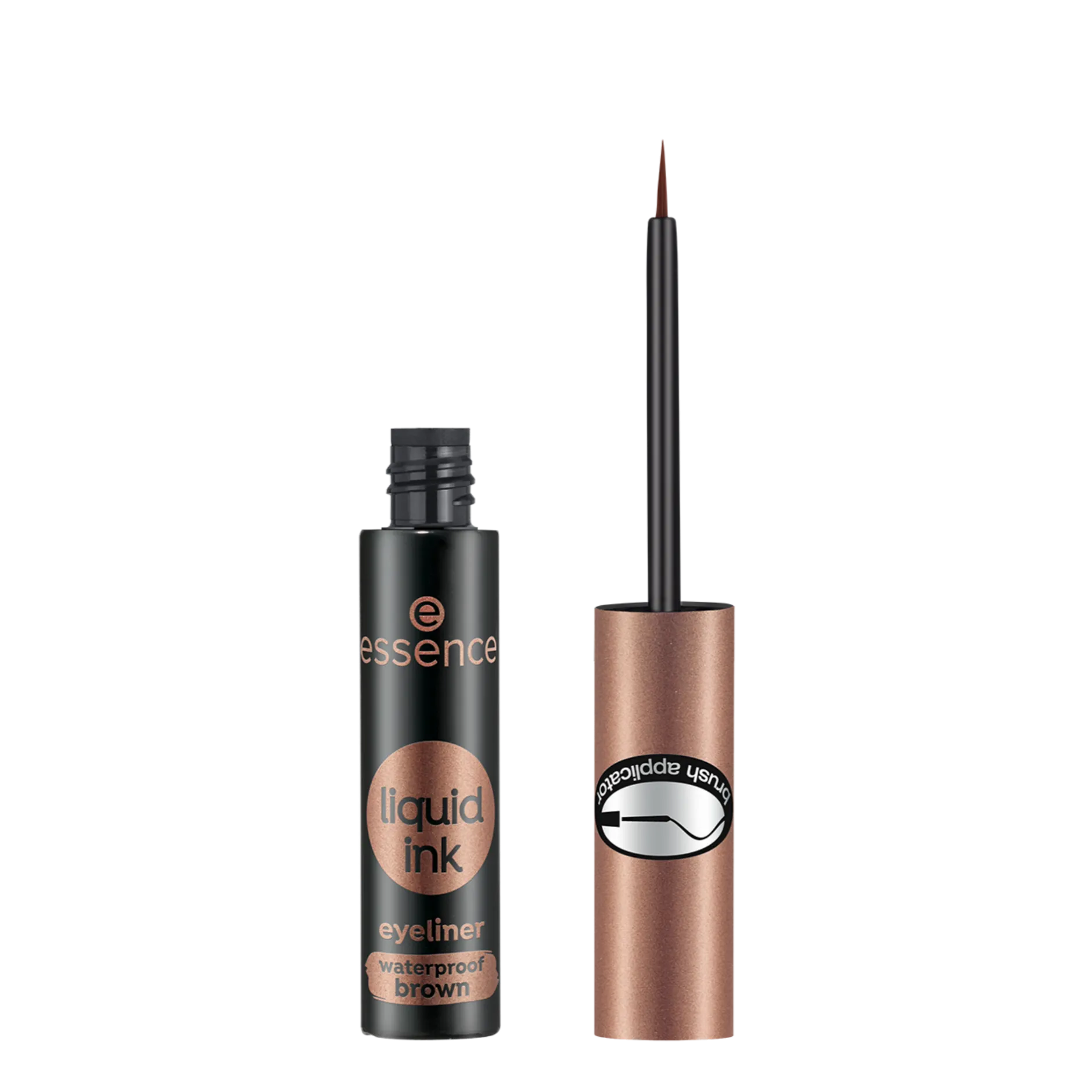 Eyeliner En Oogpotloden^essence liquid ink brown eyeliner waterproof