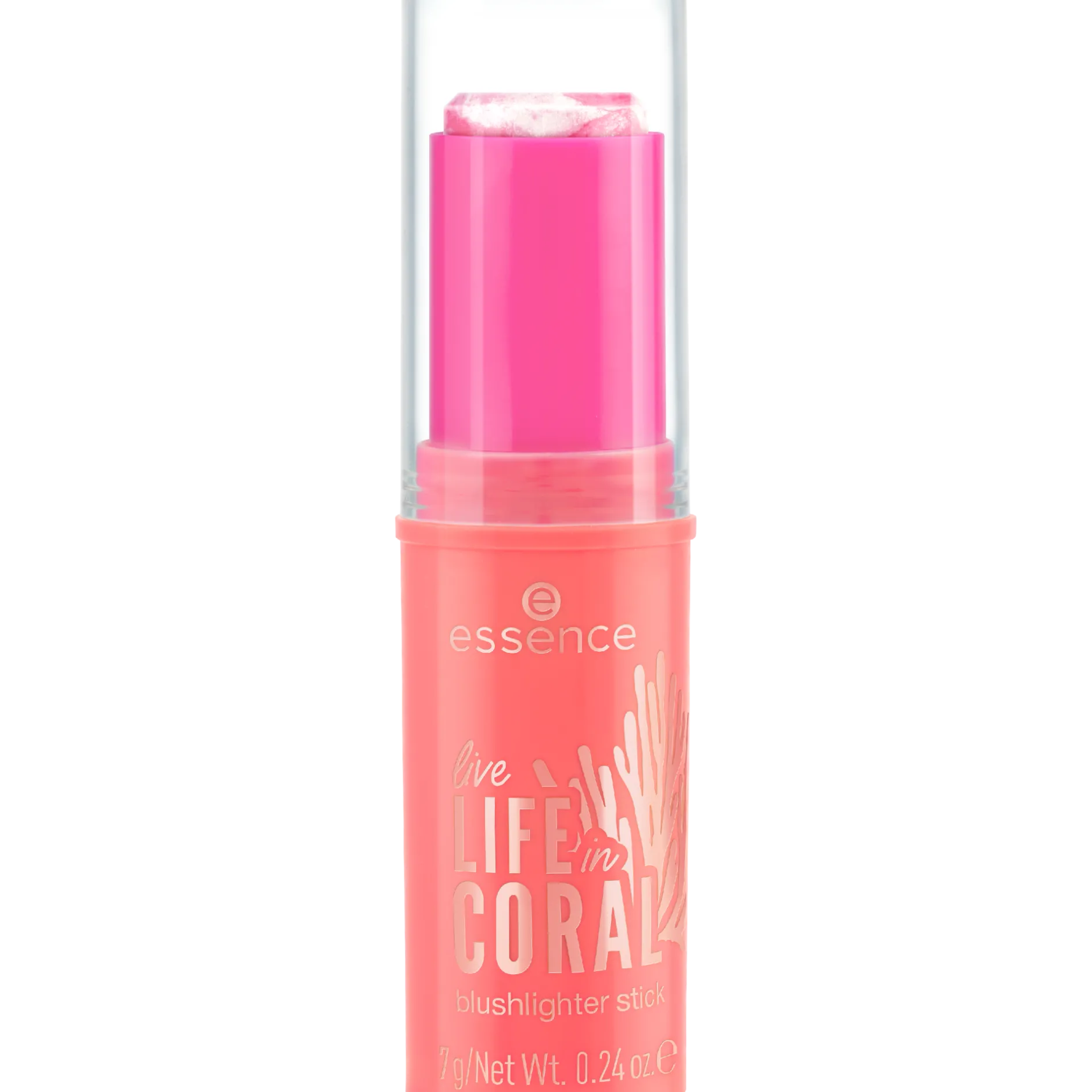 Blush^essence live LIFE in CORAL blushlighter stick
