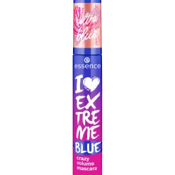 Mascara^essence live LIFE in CORAL I LOVE EXTREME BLUE crazy volume mascara