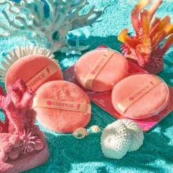 Kwasten En Tools^essence live LIFE in CORAL poeder puff duo