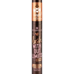 Mascara^essence LOVE IT A CHOCO' LOT! lash WITHOUT LIMITS BRUINE EXTREME LENGTHENING & VOLUME MASCARA