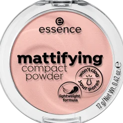 Poeder^essence Matterende compactpoeder. 10 - light beige