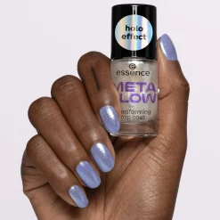 Top- En Basecoat^essence META GLOW transformerende topcoat -