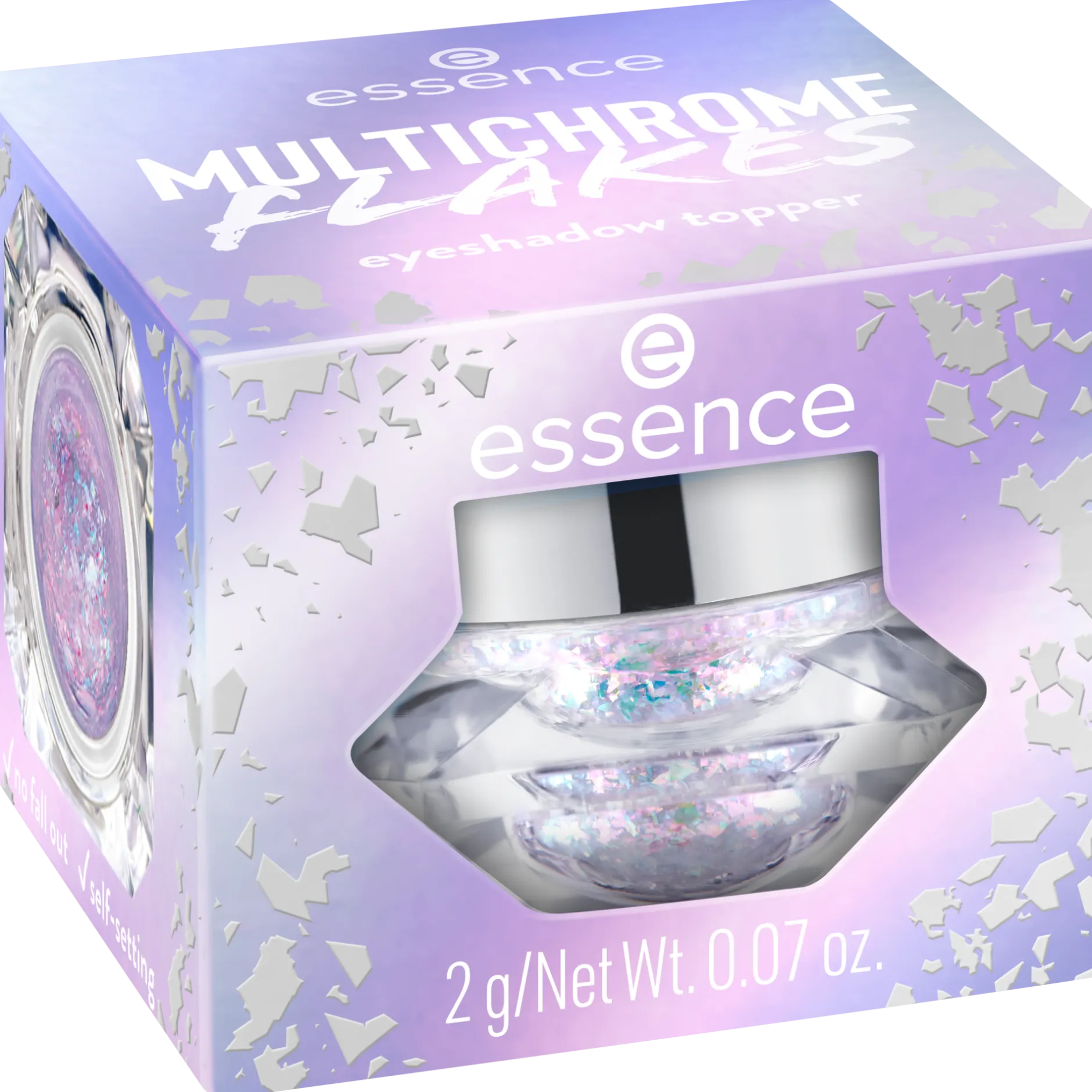 Oogschaduw^essence MULTICHROME FLAKES oogschaduw topper 01 - Galactic vibes