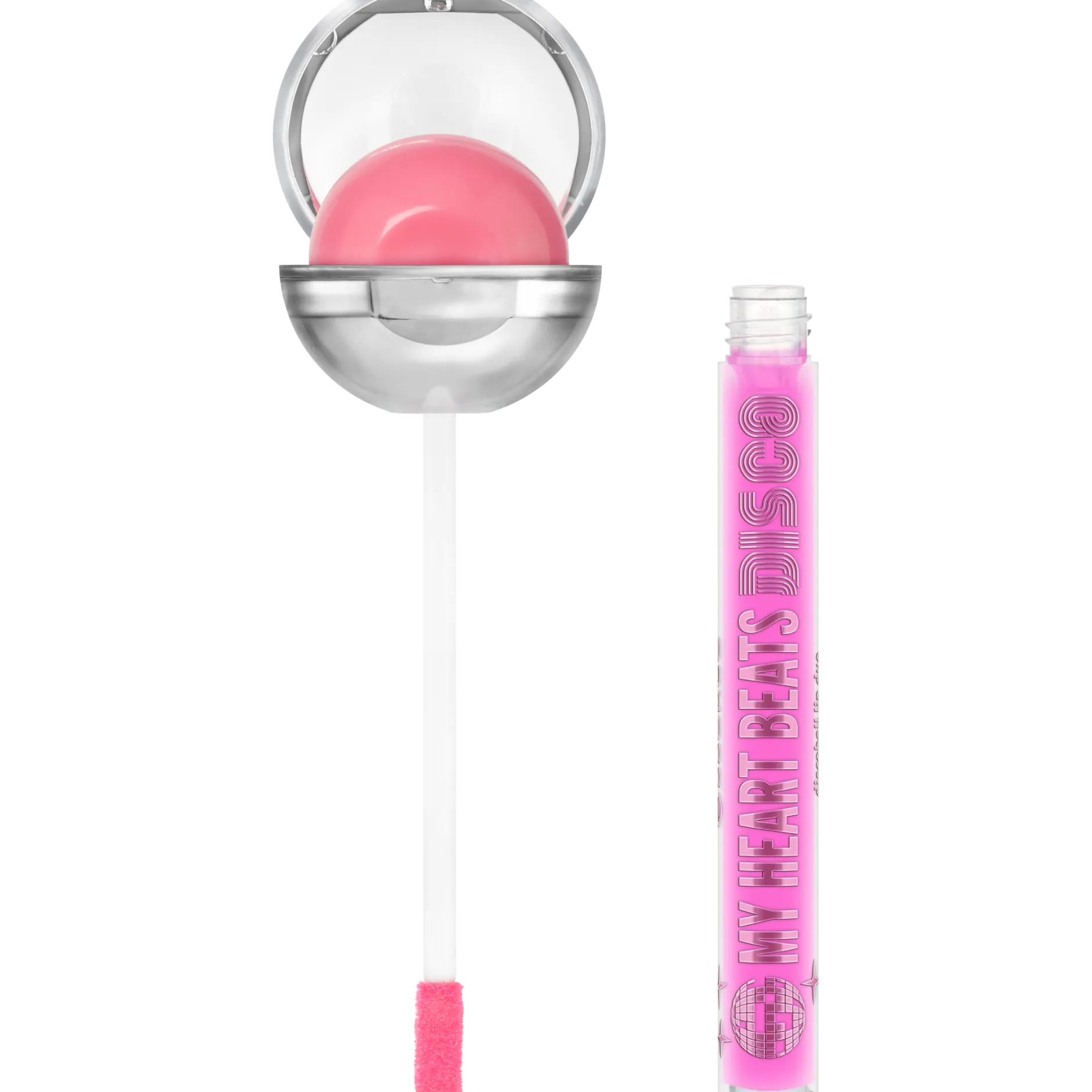 Lipgloss^essence MY HEART BEATS DISCO-discoball lipduo