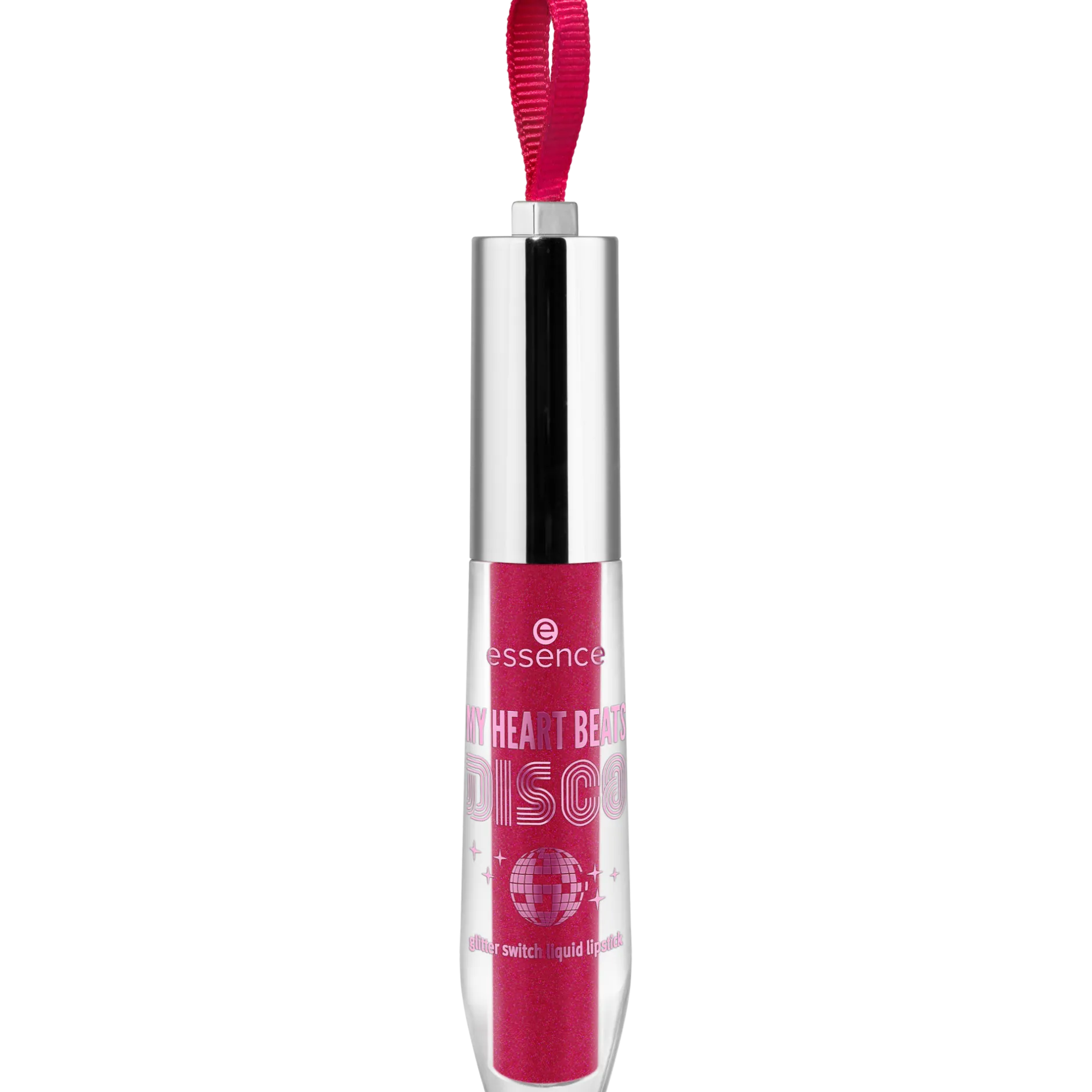 Lipstick^essence MY HEART BEATS DISCO glitterswitch vloeibare lipstick