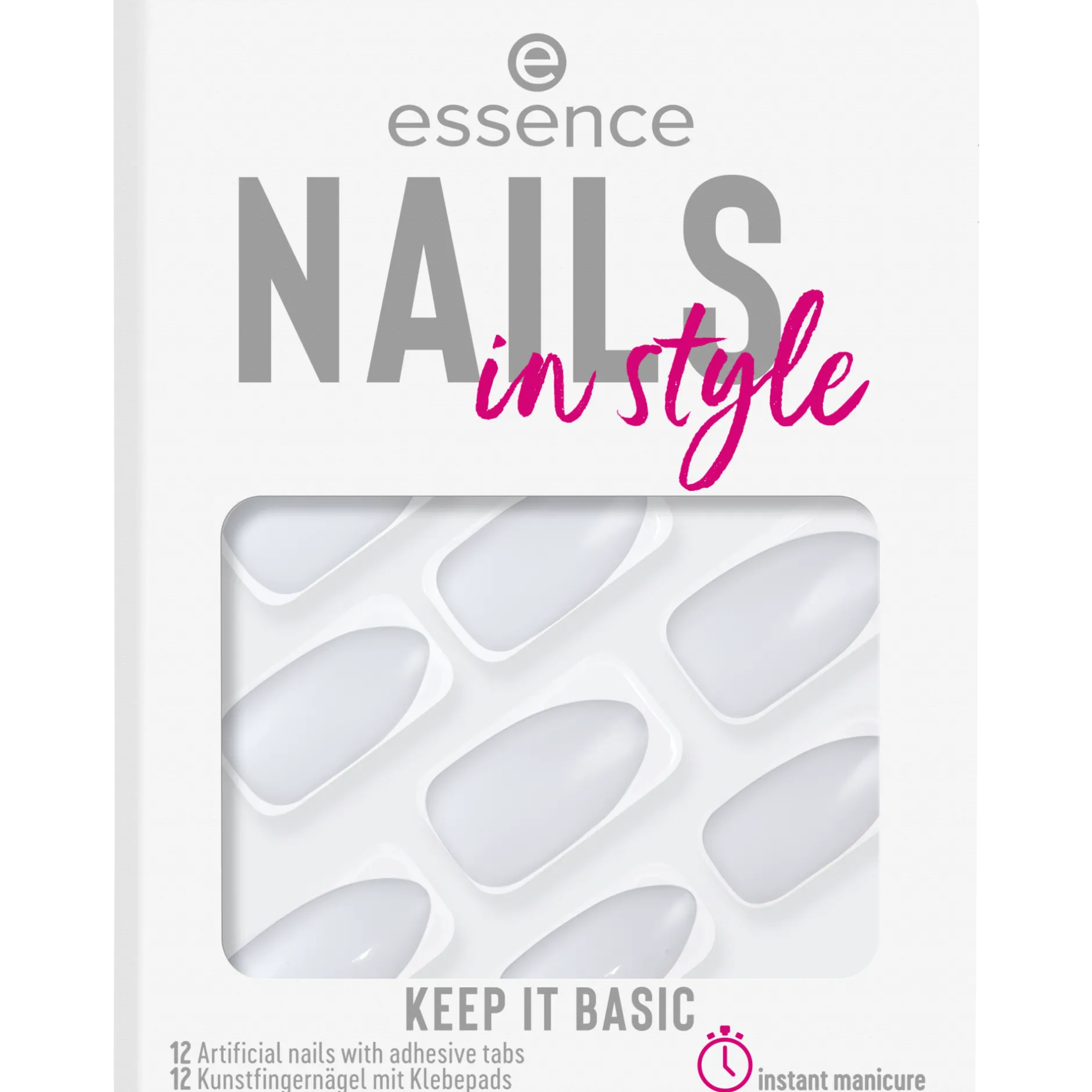 Nail Art^essence nagels in stijl 15 - KEEP IT BASIC