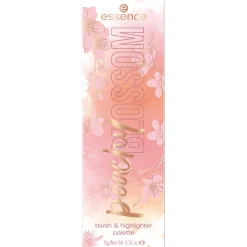 Blush^essence peachy BLOSSOM blush & highlighter palet