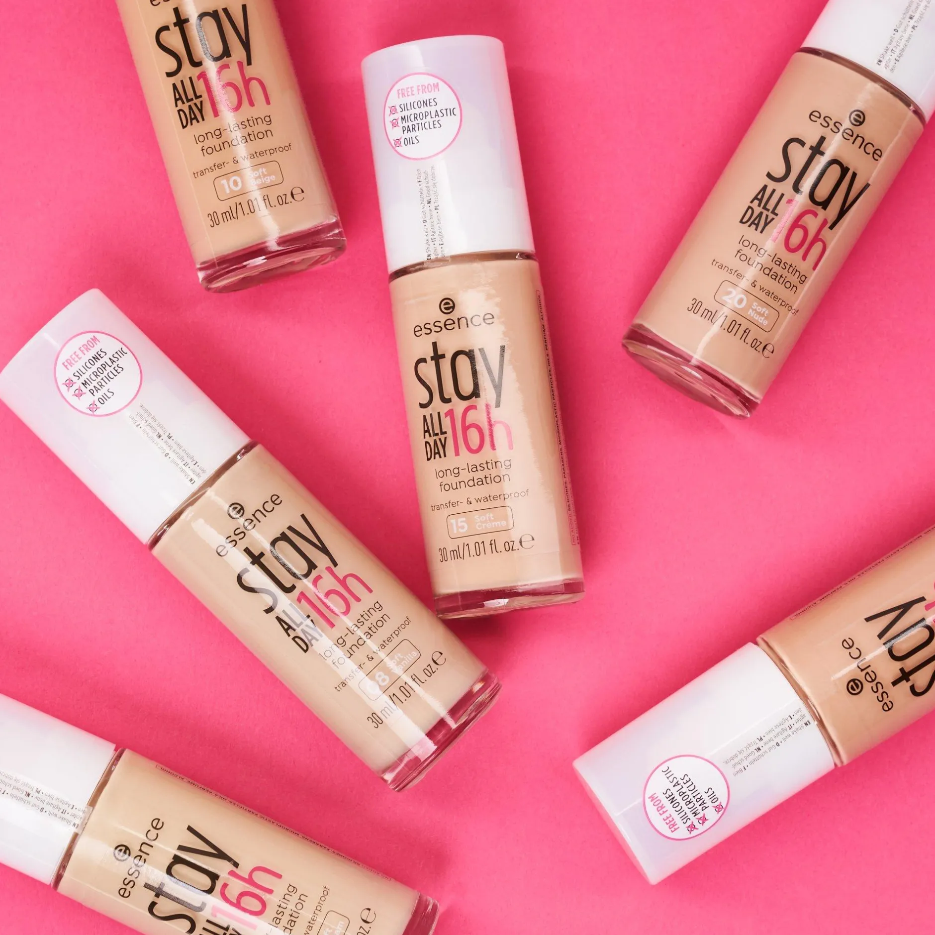 Foundation^essence stay ALL DAY 16h long-lasting Foundation 20 - Soft Nude