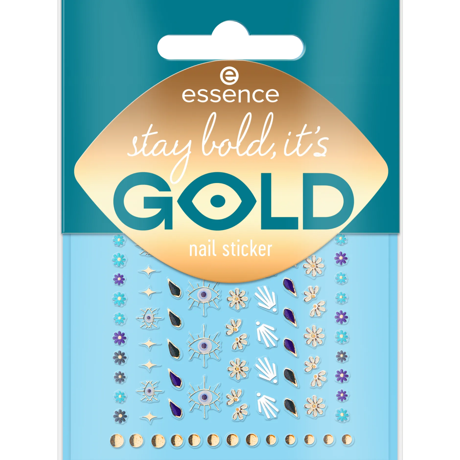 Nail Art^essence stay bold, it's GOLD nagelsticker -