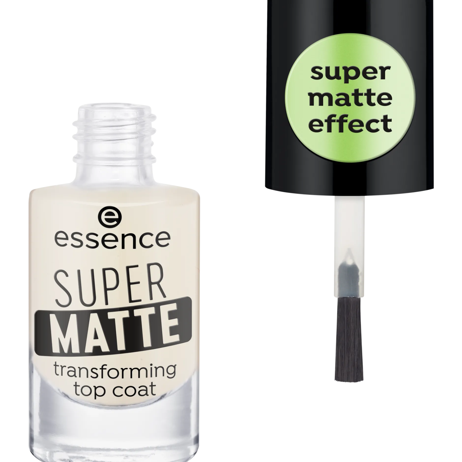 Top- En Basecoat^essence SUPER MATTE transformerende topcoat