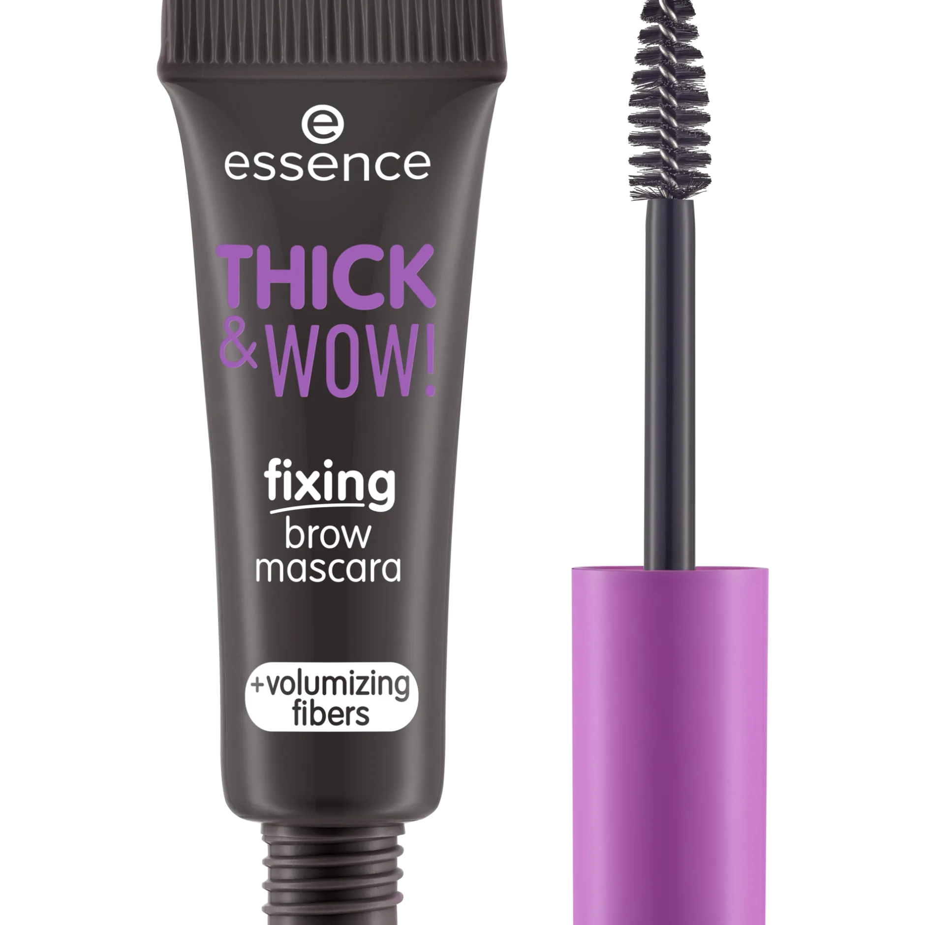 Wenkbrauwen^essence THICK & WOW! fixing brow mascara 04 - Espresso Brown