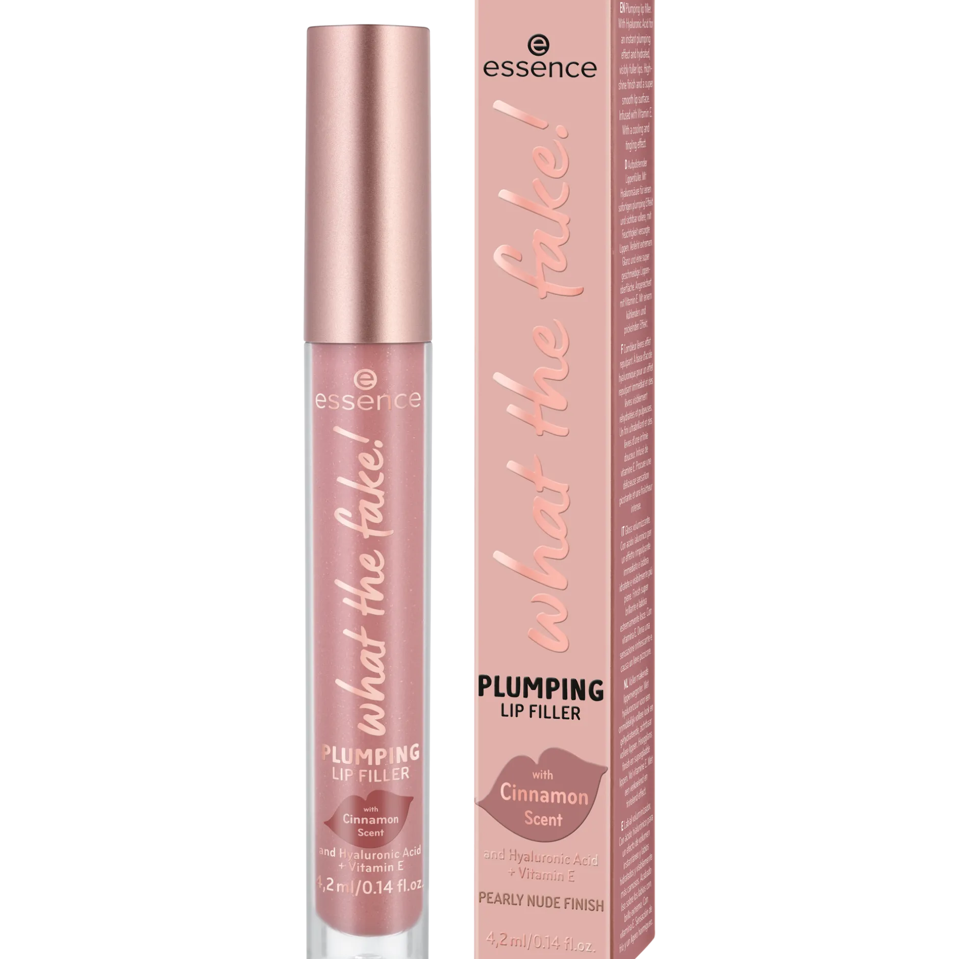 Lipgloss^essence What the fake! PLUMPING LIP FILLER 02 - oh my nude!