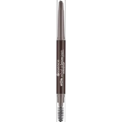Wenkbrauwen^essence wow what a brow pen waterproof 04 - Black-Brown