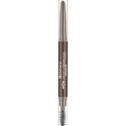 Wenkbrauwen^essence wow what a brow pen waterproof 03 - Dark Brown