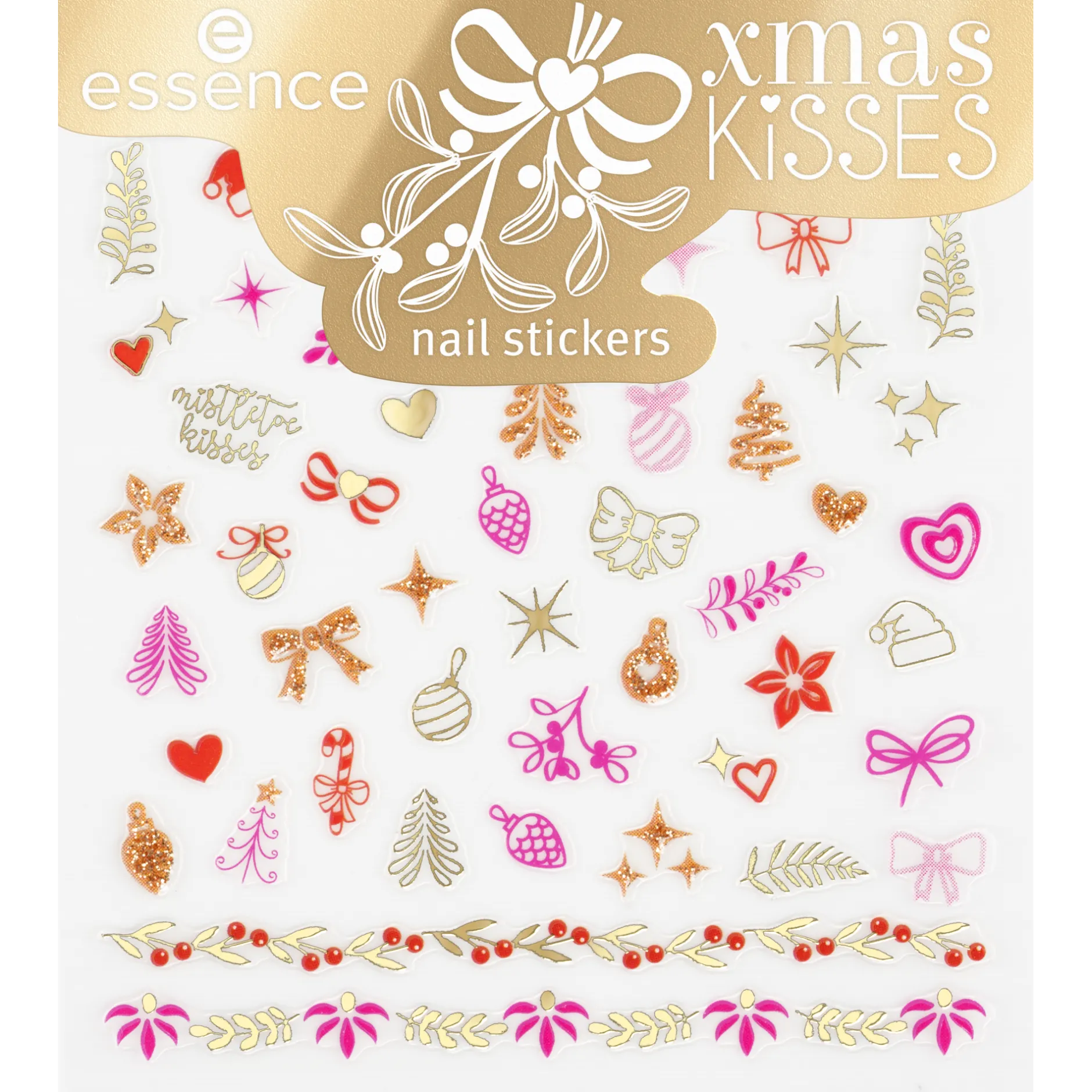 Nail Art^essence xmas KISSES nagelstickers